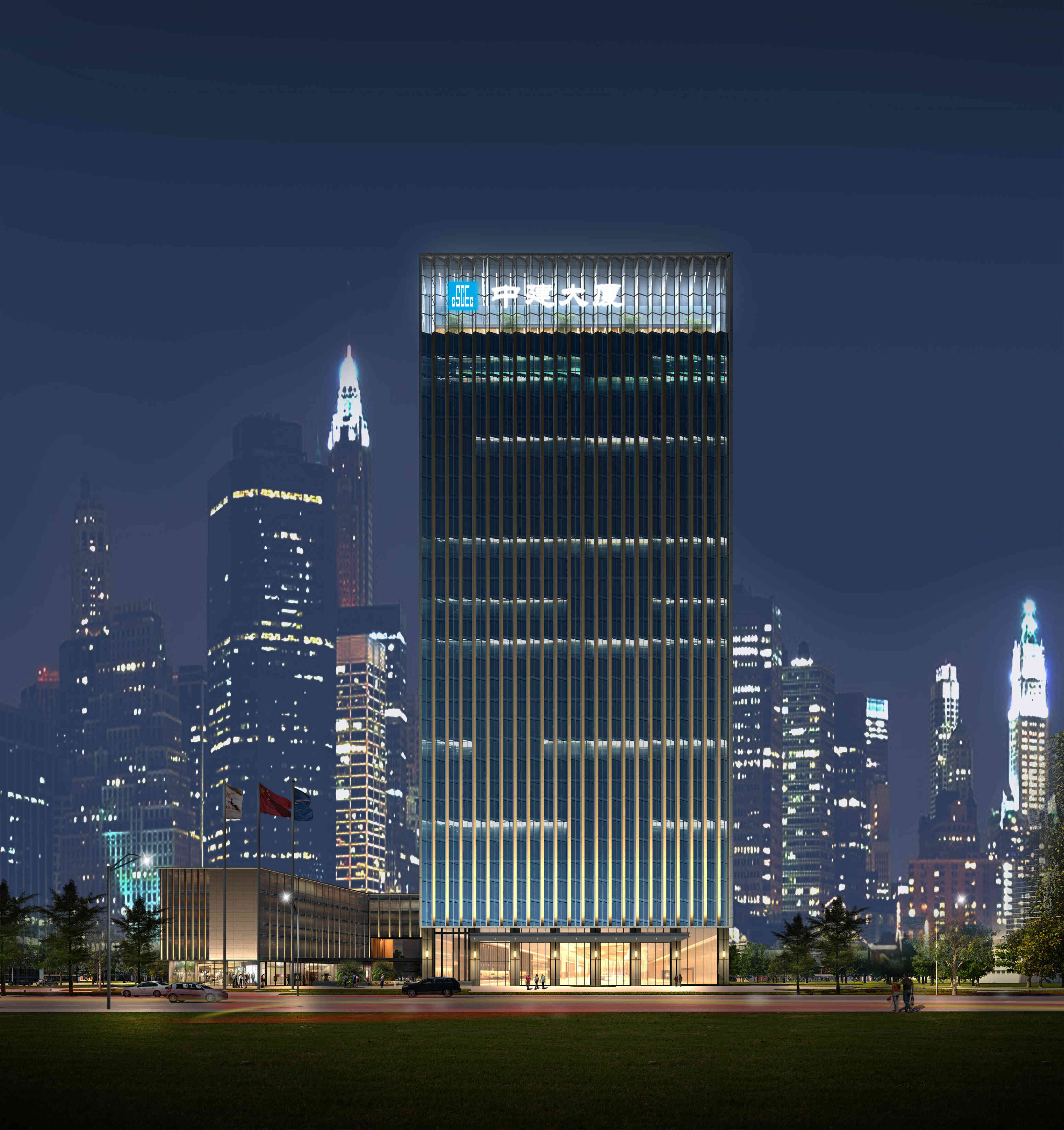 上海中建大厦-办公建筑案例-筑龙建筑设计论坛